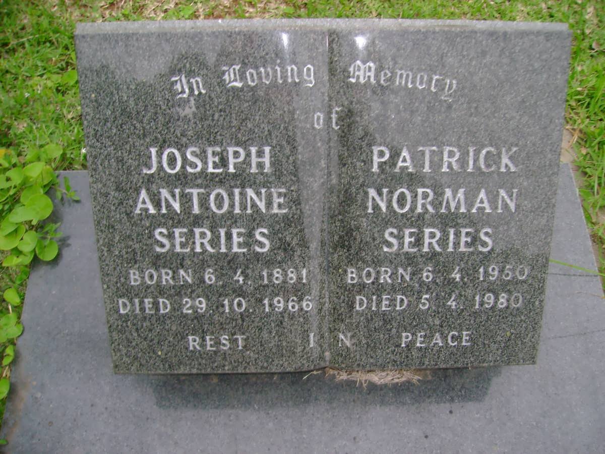 SERIES Joseph Antoine 1881-1966 :: SERIES Patrick Norman 1950-1980