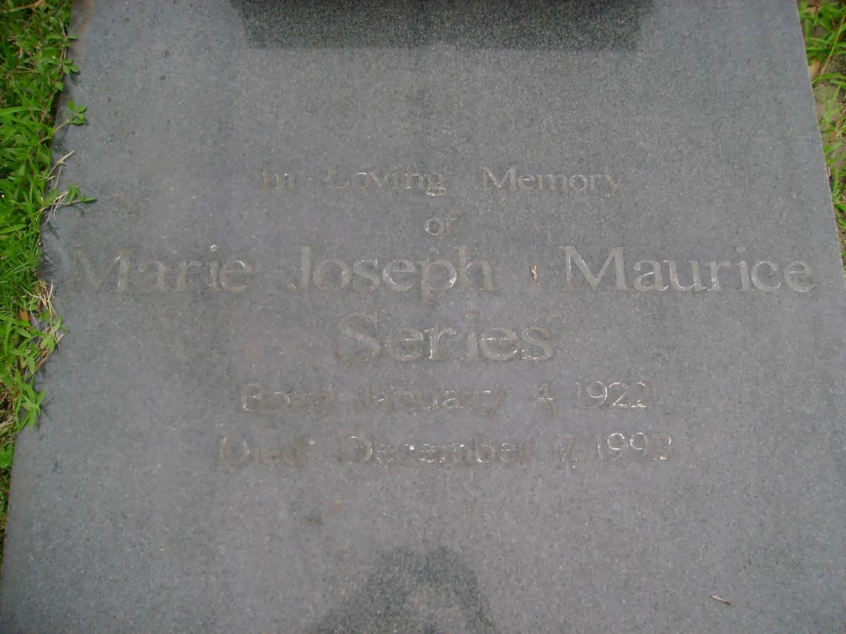 SERIES Marie Joseph Maurice 1922-1992 