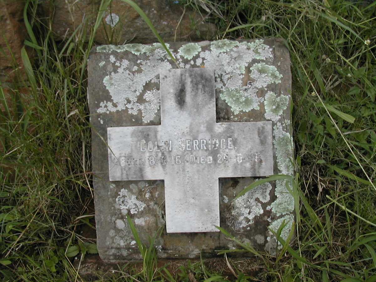 SERRIDGE Herbert 1884-1935 &amp; Gladys 1890-1963 :: SERRIDGE Vernon Holman -1944