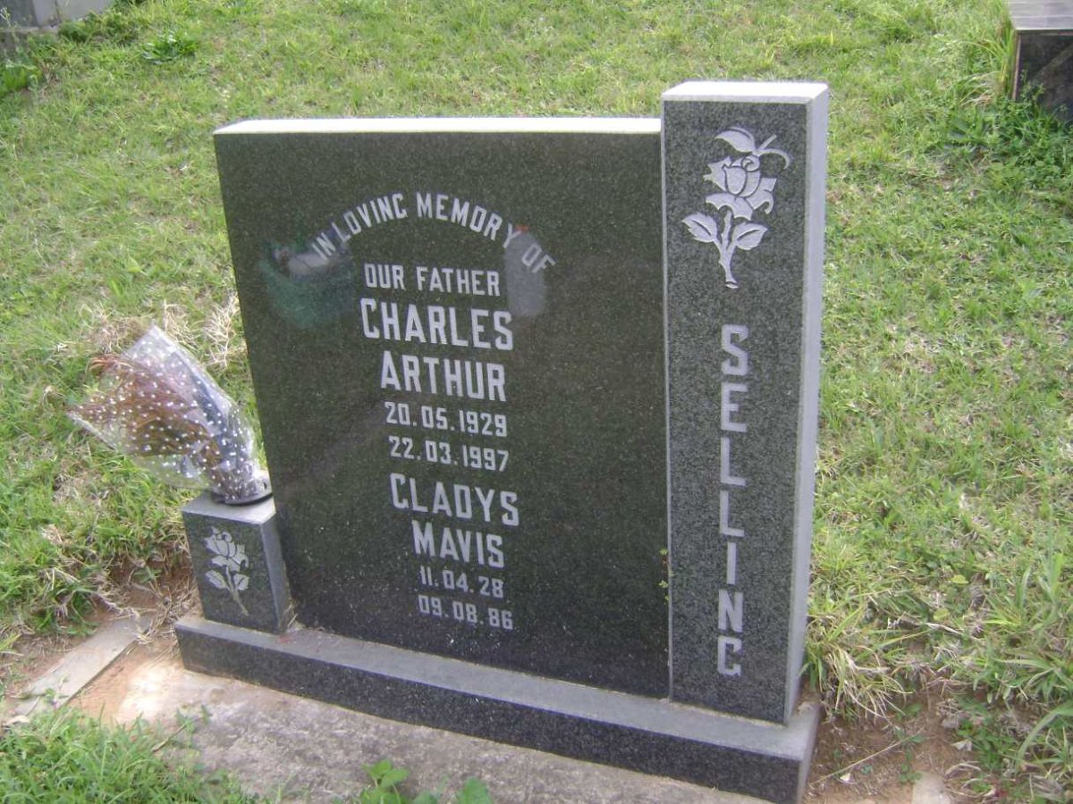 SELLING Charles Arthur 1929-1997 &amp; Gladys Mavis 1928-1986