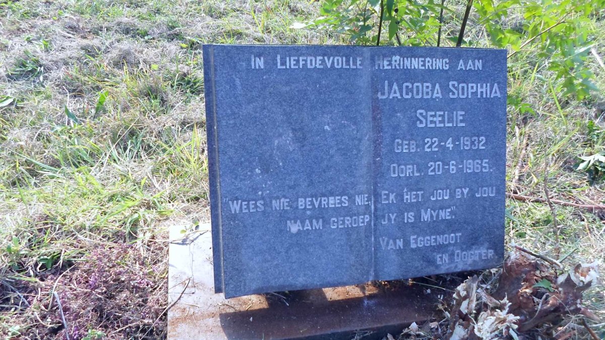 SEELIE Jacoba Sophia 1932-1965