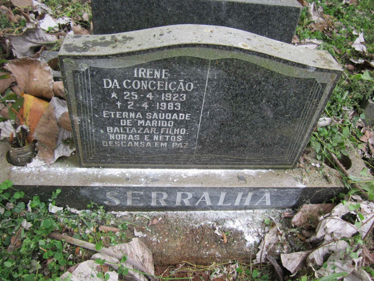 SERRALHA Irene Da Conceicao 1923-1983