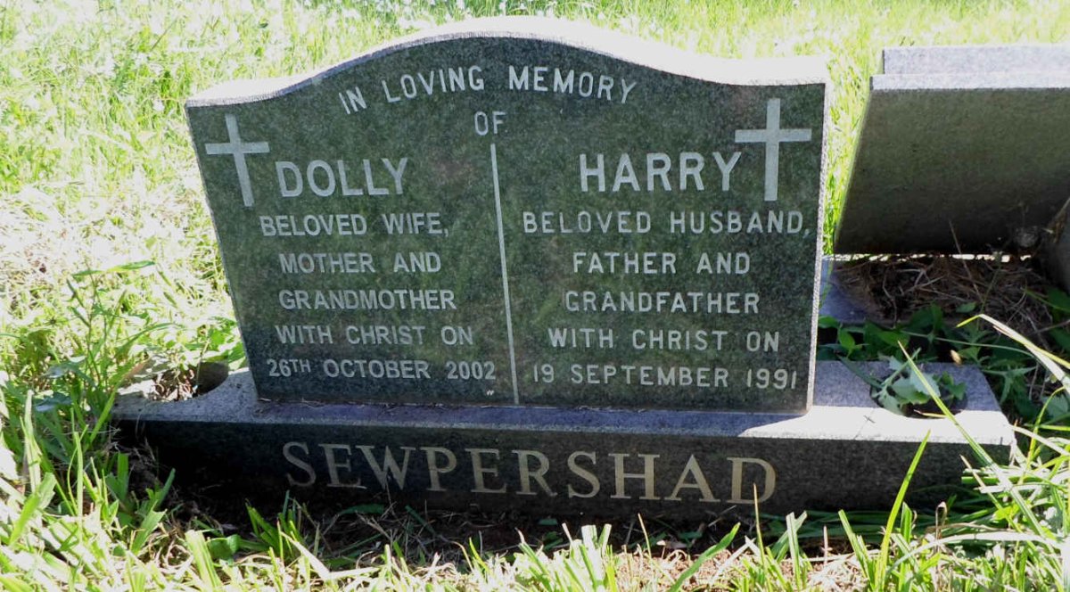 SEWPERSHAD Harry -1991 &amp; Dolly -2002
