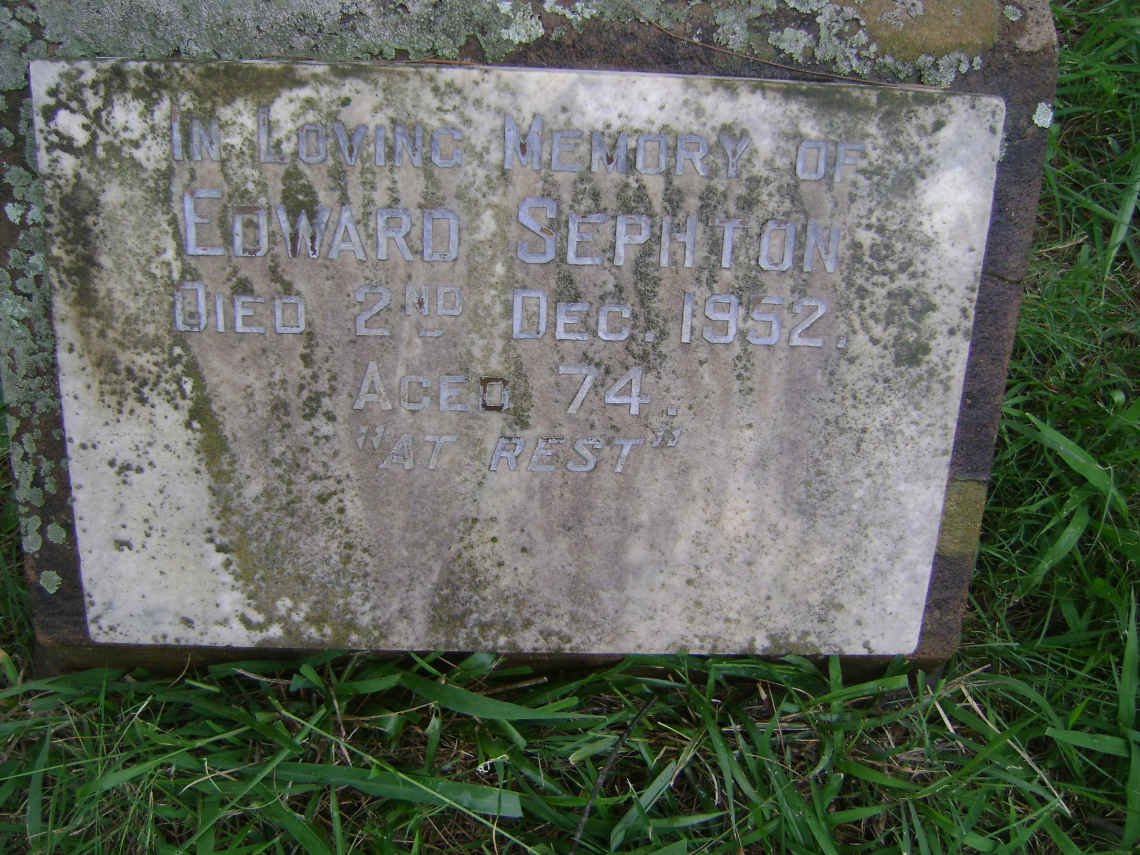 SEPHTON Edward -1952
