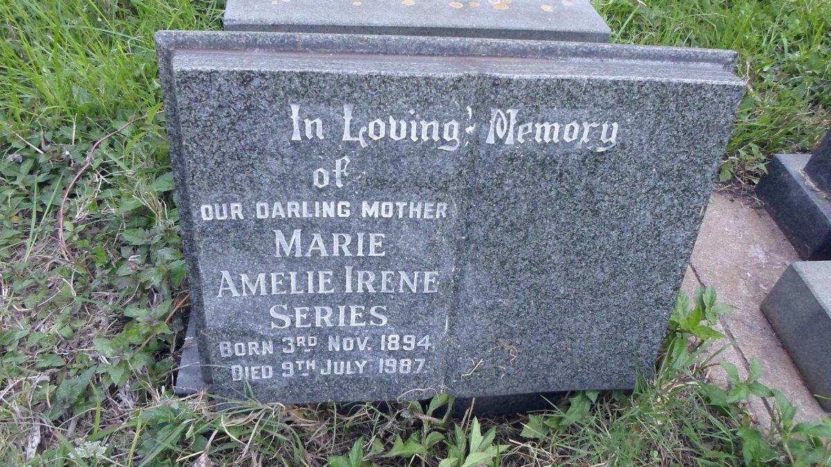 SERIES Marie Amelie Irene 1894-1987