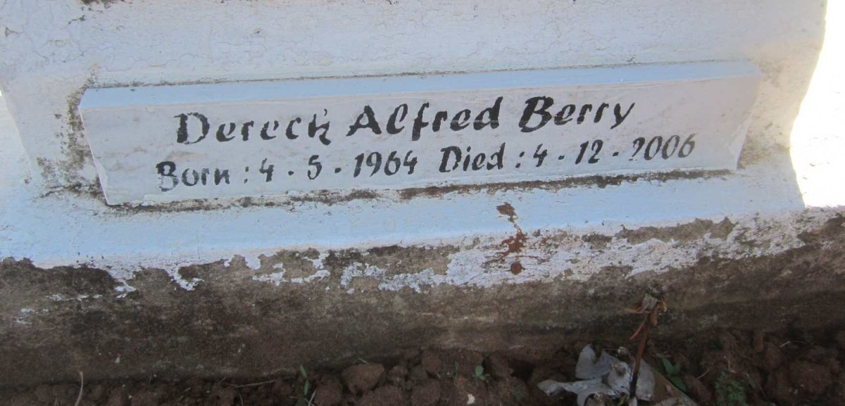 BERRY Dereck Alfred 1964-2006