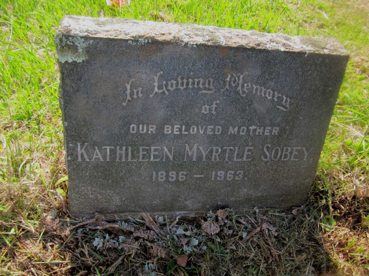 SOBEY Kathleen Myrtle 1896-1963