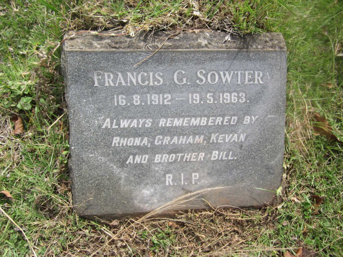 SOWTER Francis G. 1912-1963