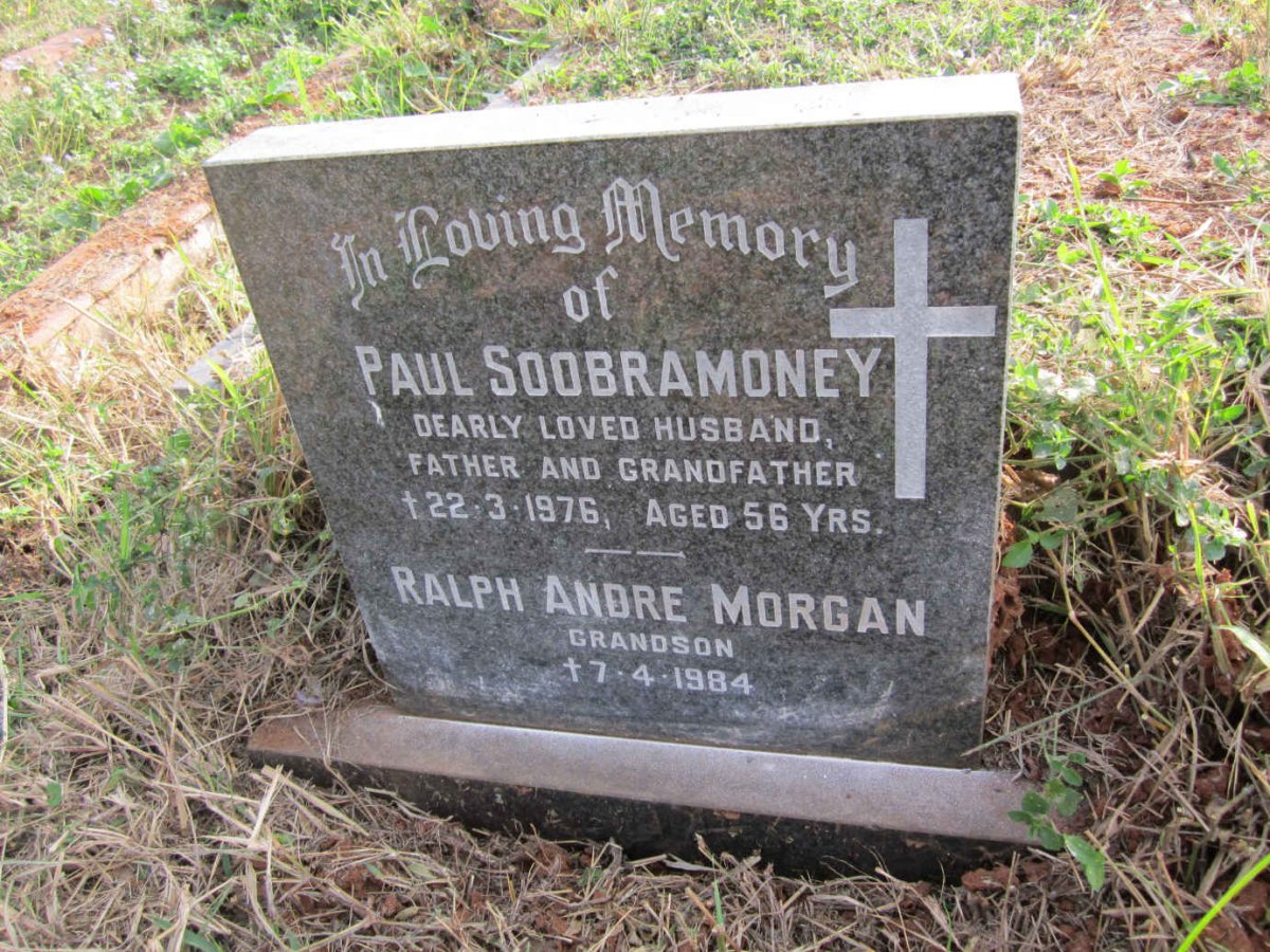 SOOBRAMONEY Paul -1976 :: MORGAN Ralph Andre -1984