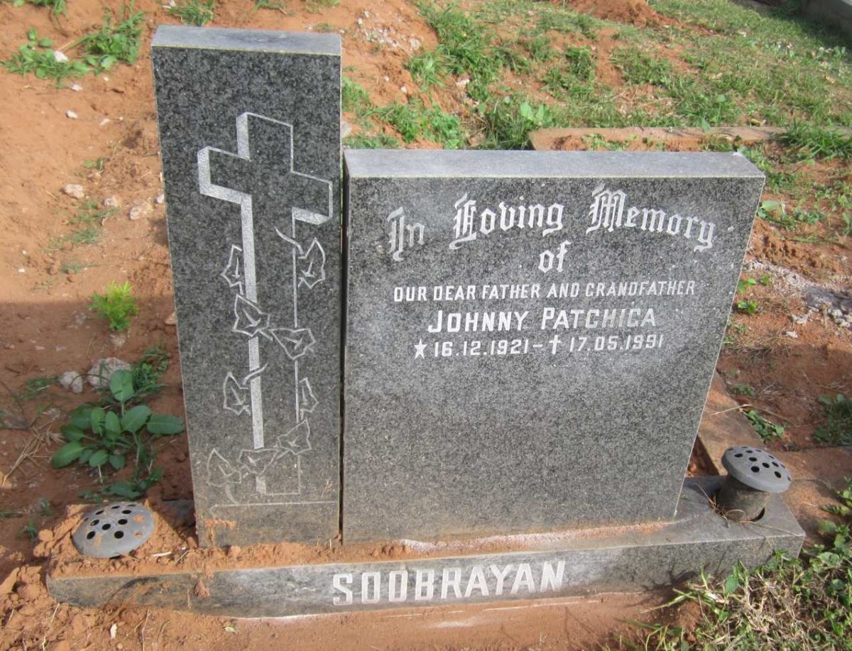 SOOBRAYAN Johnny Patchica 1921-1991