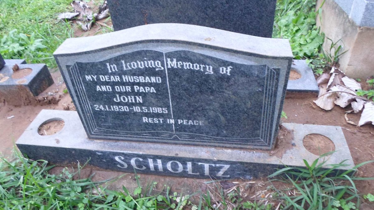 SCHOLTZ John 1930-1985