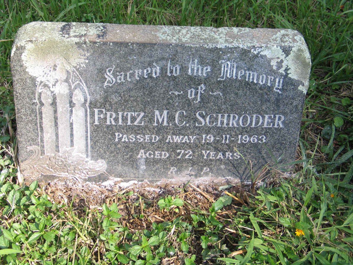 SCHRODER Fritz M.C. -1963