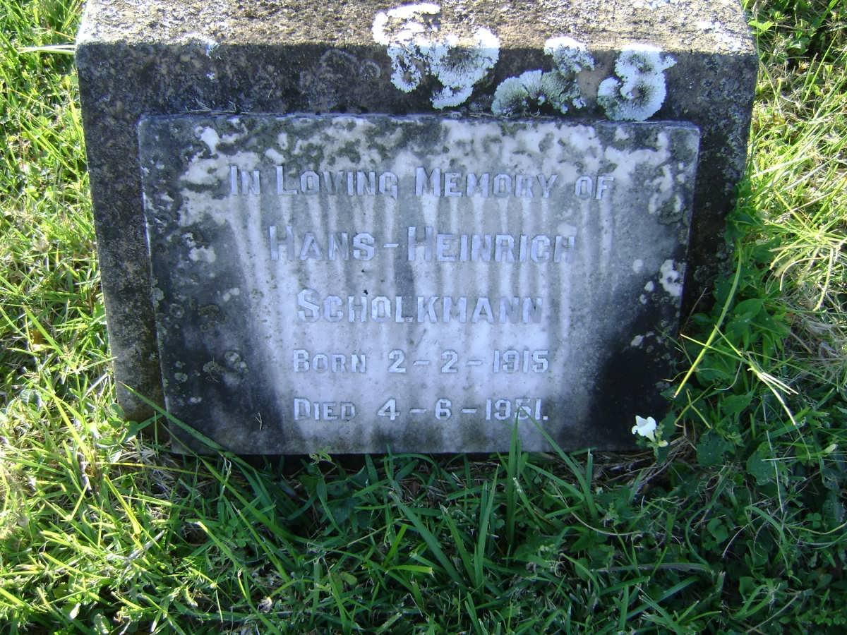 SCHOLKMANN Hans-Heinrich 1915-1951