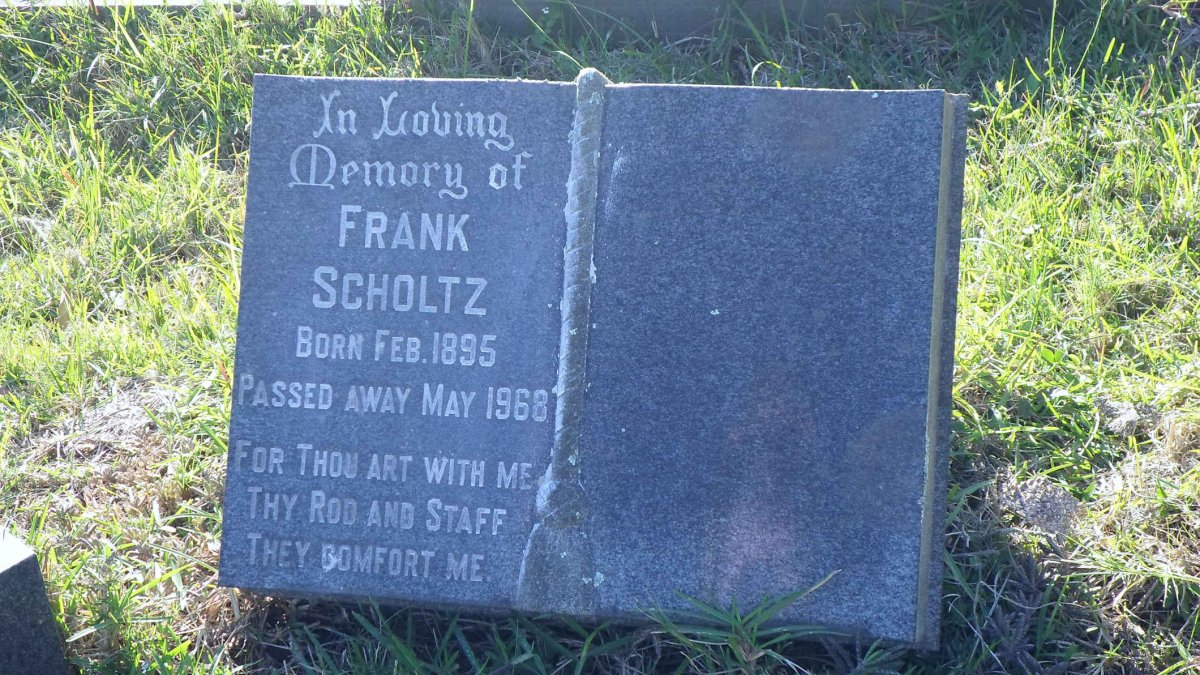  SCHOLTZ Frank 1895-1968