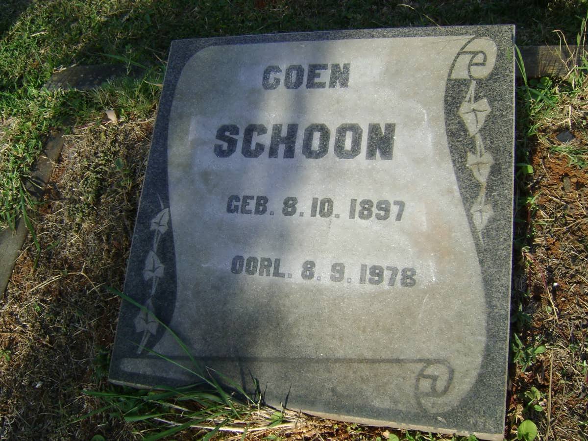 SCHOON Coen 1897-1978
