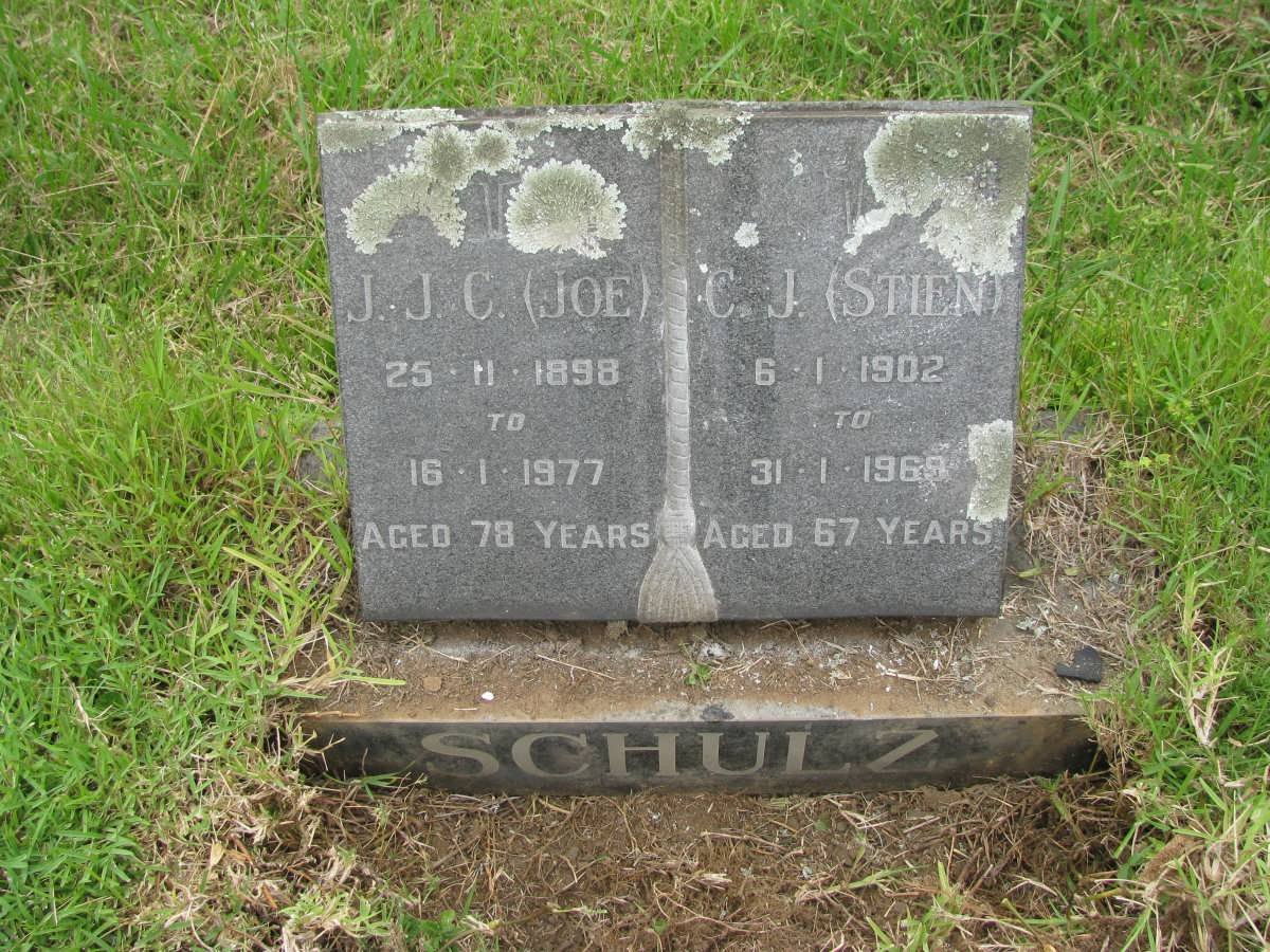 SCHULTZ J.J.C. 1898-1977 &amp; C.J. 1902-1969