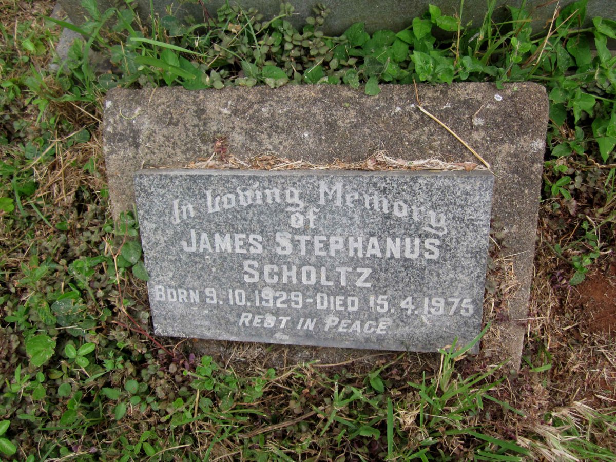 SCHOLTZ James Stephanus 1929-1975
