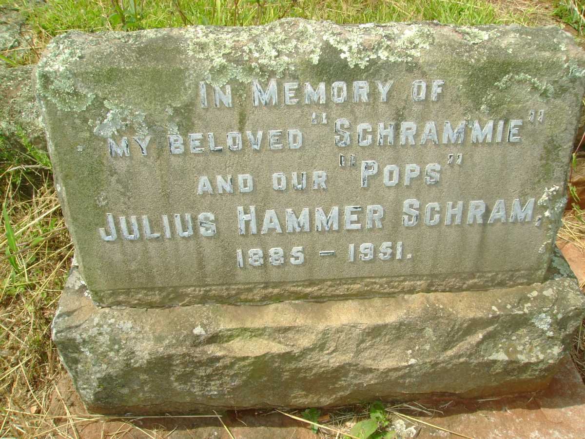 SCHRAM Julius Hammer 1885-1951