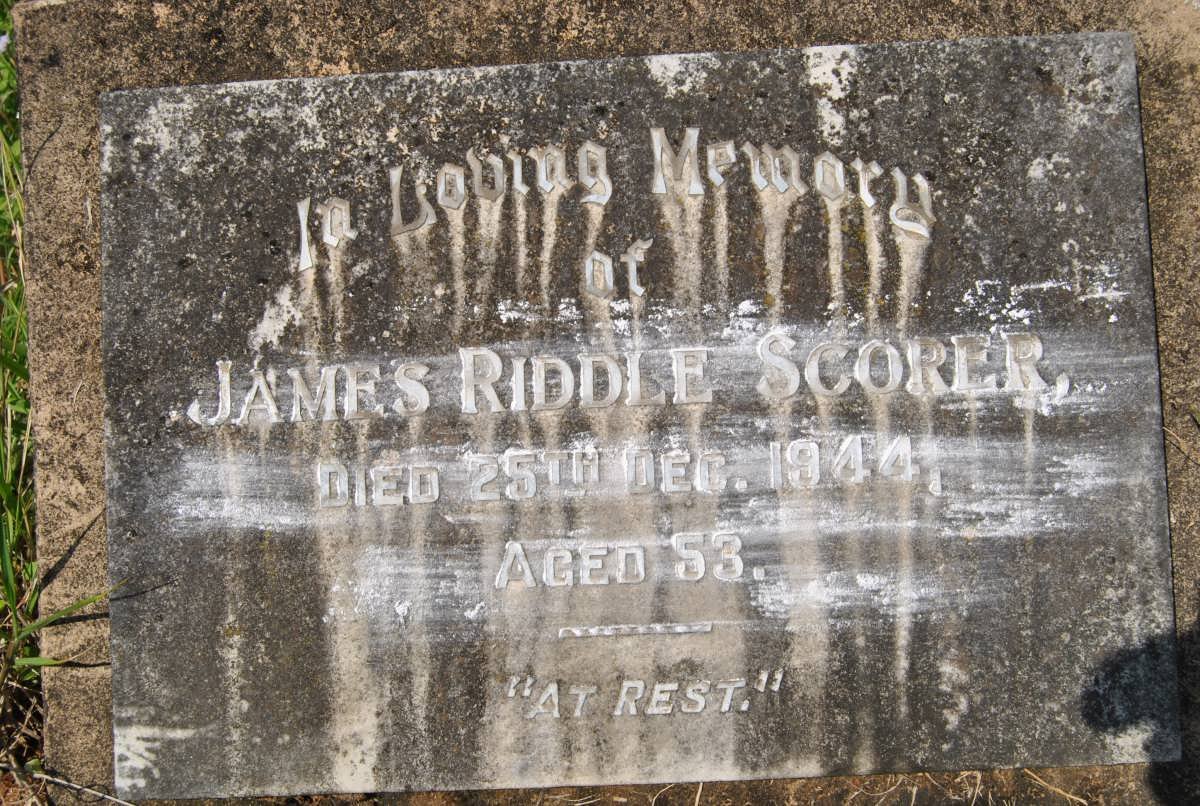 SCORER James Riddle -1944