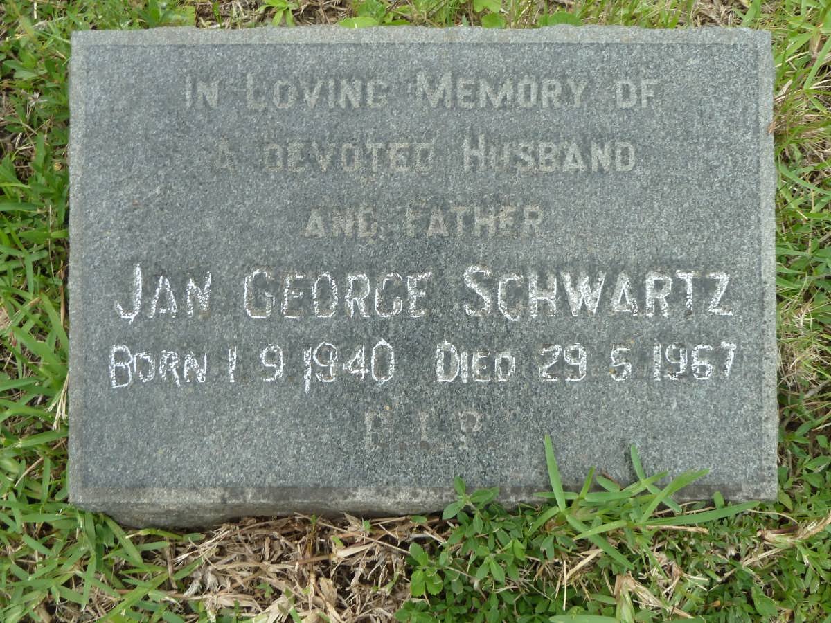 SCHWARTZ Jan George 1940-1967