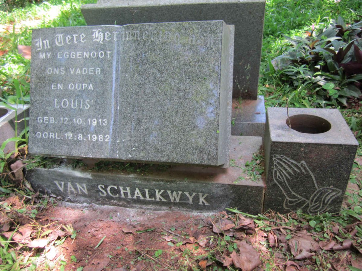 SCHALKWYK Louis, van 1913-1982