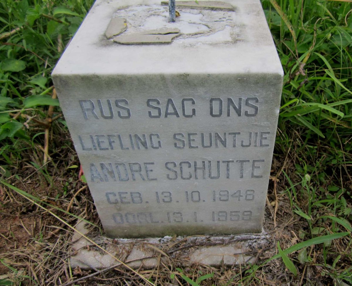 SCHUTTE Andre 1948-1959