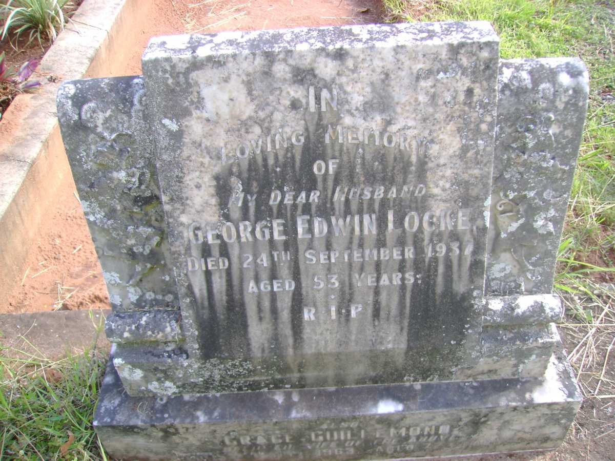SCHILDBERG Grace Guillemond formerly LOCKE -1963 :: LOCKE George Edwin -1937