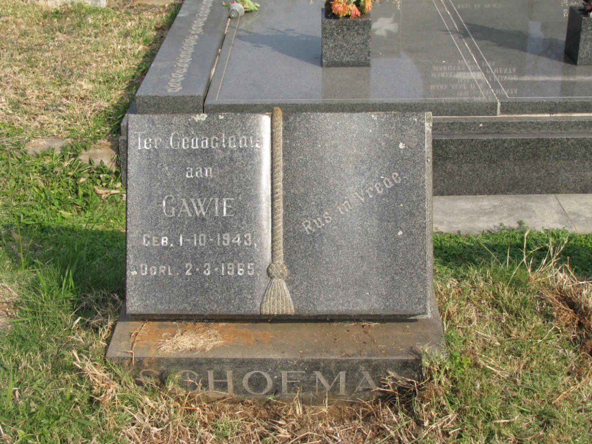 SCHOEMAN Gawie 1943-1965