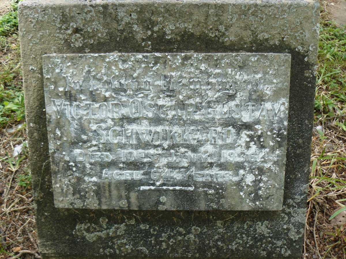 SCHWIKKARD Victor Oscar Gustav -1936
