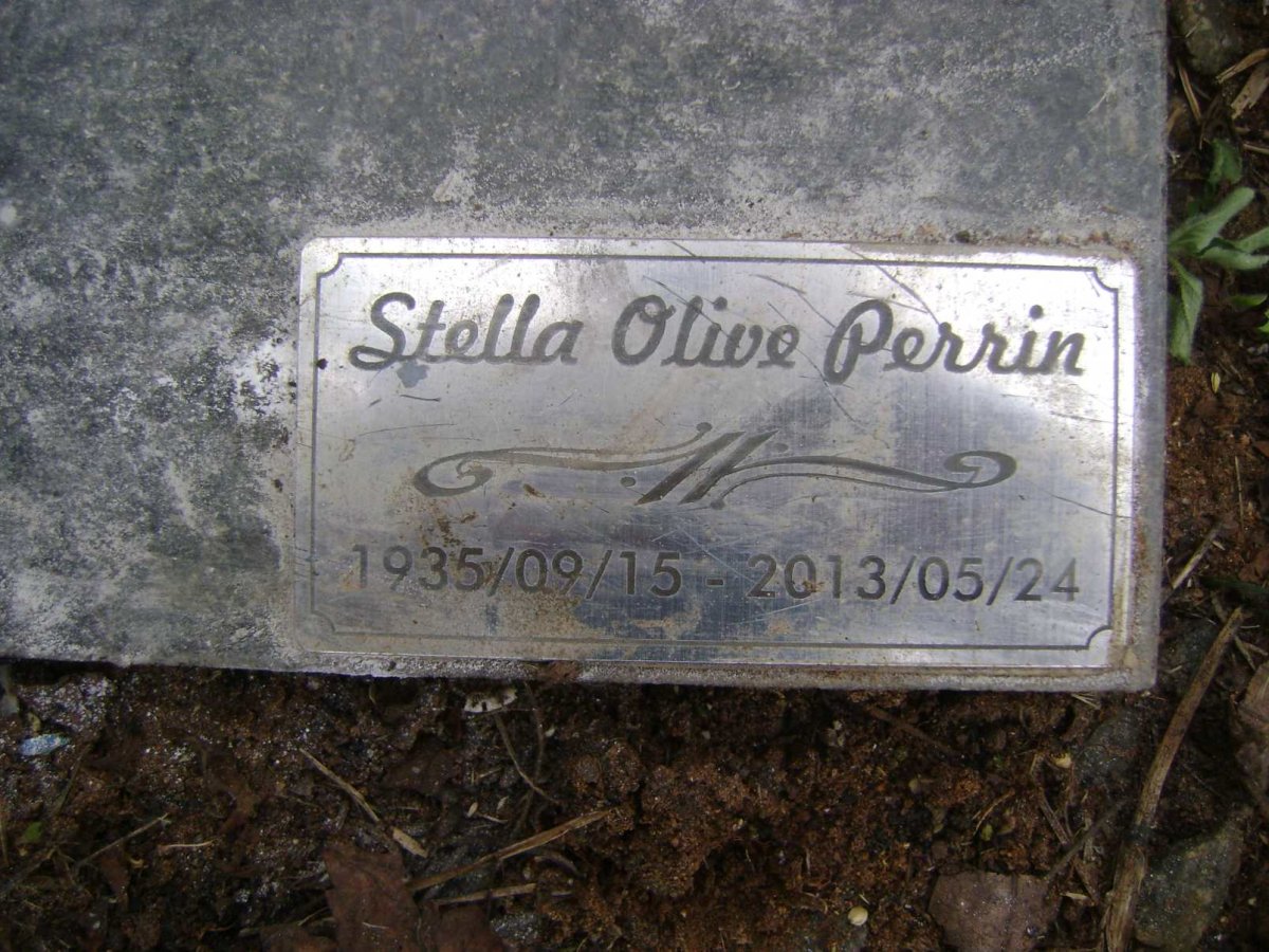 PERRIN Stella Olive 1935-2013