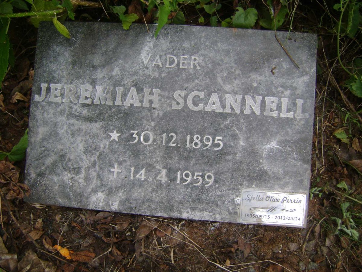 SCANNELL Jeremiah 1895-1959 :: PERRIN Stella Olive 1935-2013