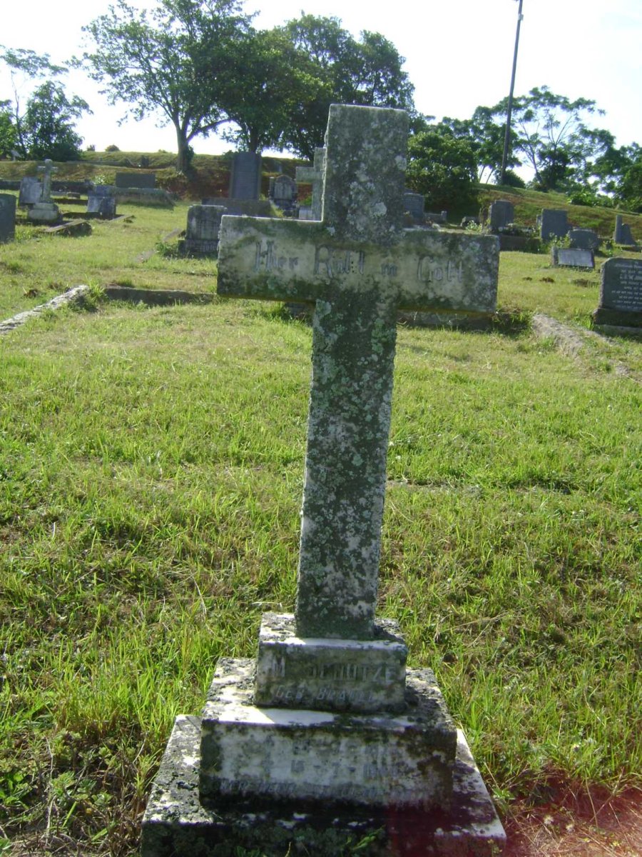 SCHÜTZE M. nee BRAUEL 1873-1945