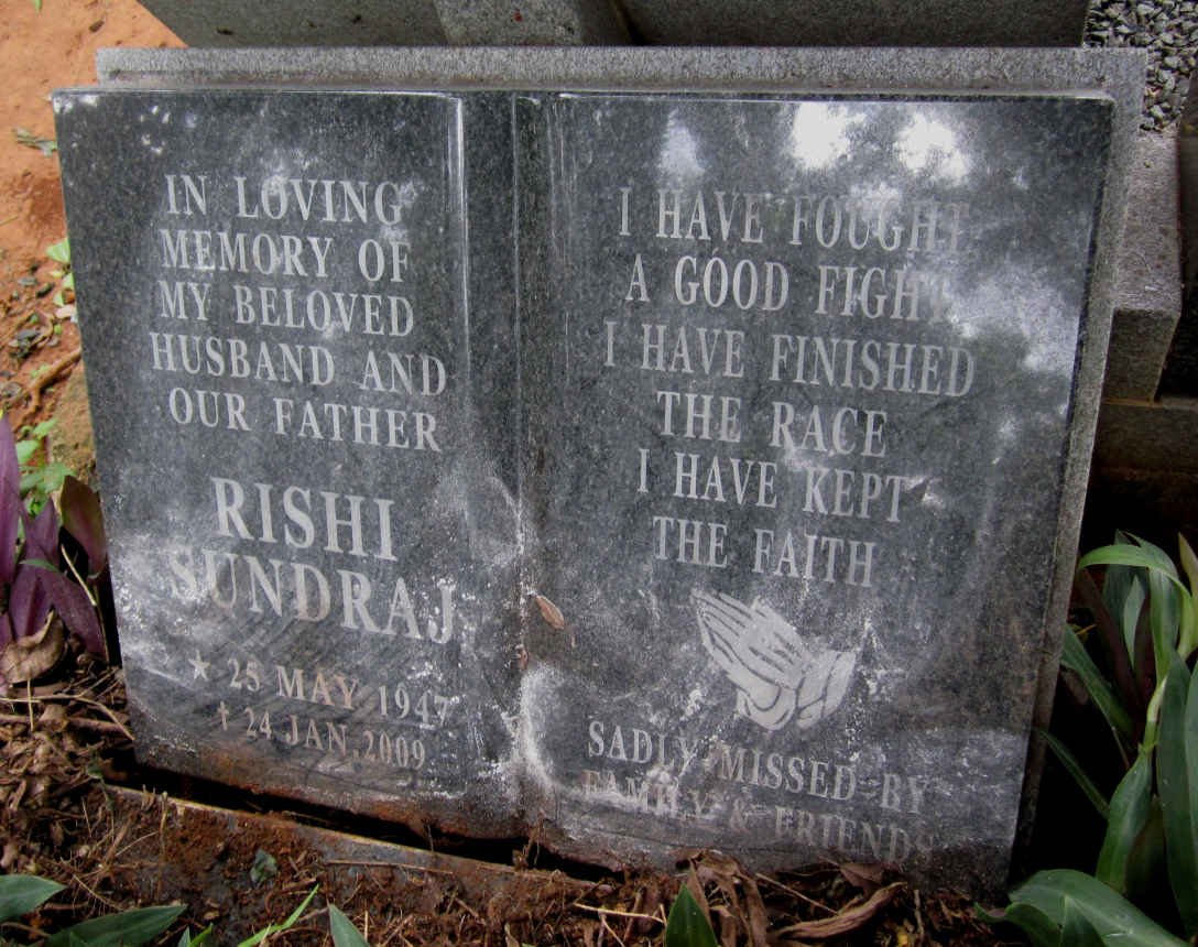 SUNDRAJ Rishi 1947-2009