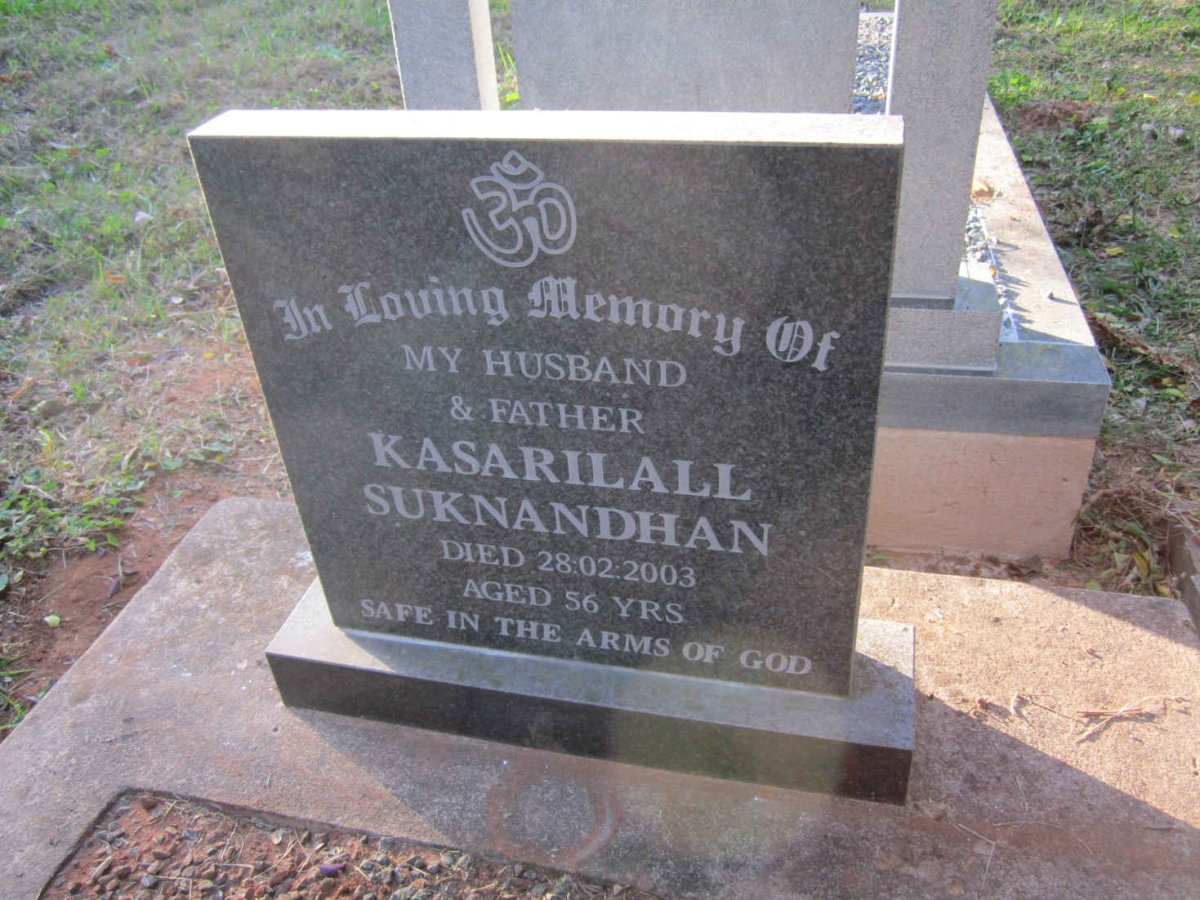 SUKNANDHAN Kasarilall -2003