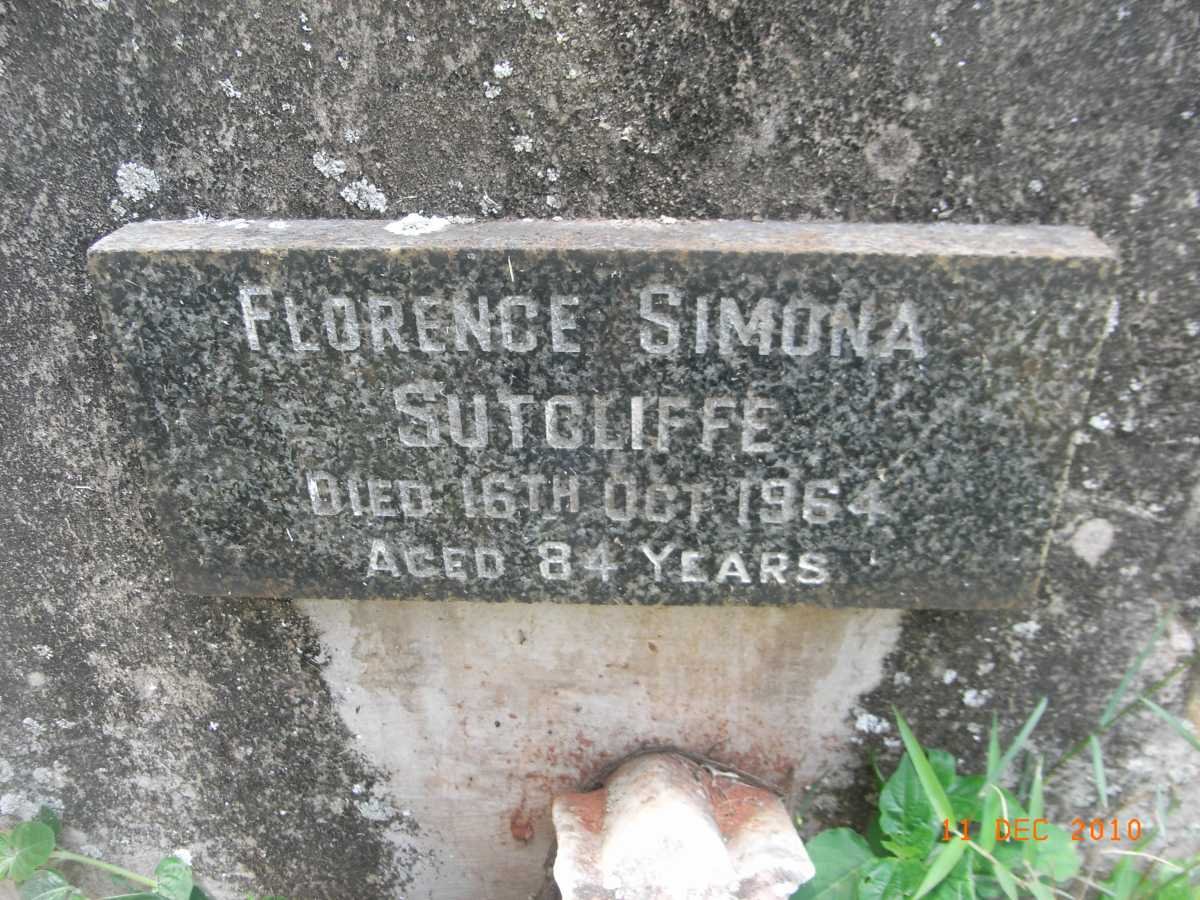 SUTCLIFFE Florence Simona -1964
