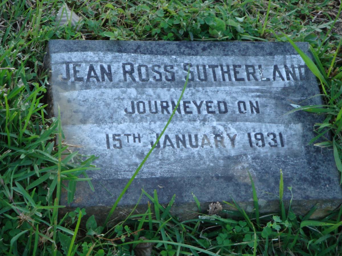 SUTHERLAND Jean Ross -1931