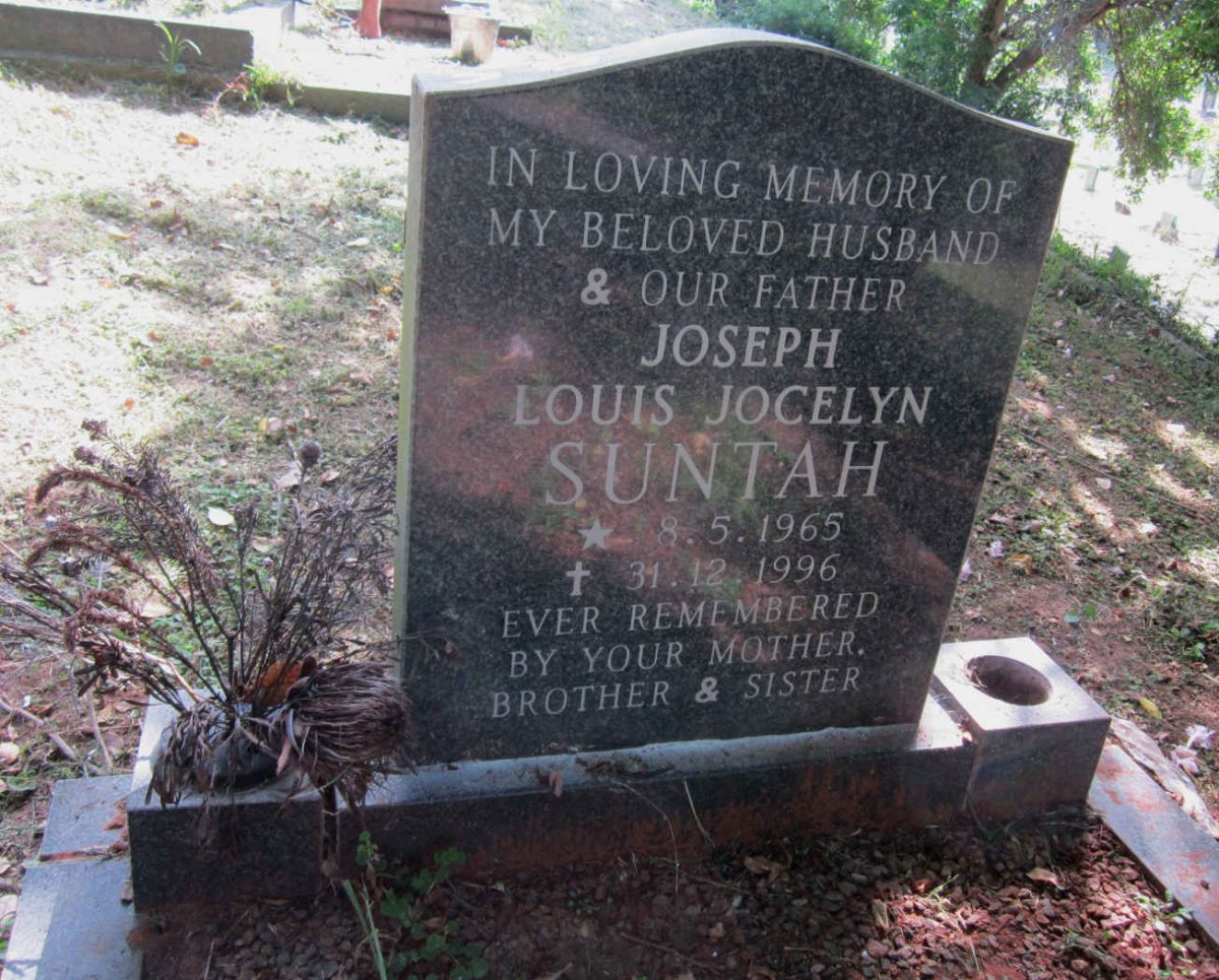 SUNTAH Joseph Louis Jocelyn 1965-1996