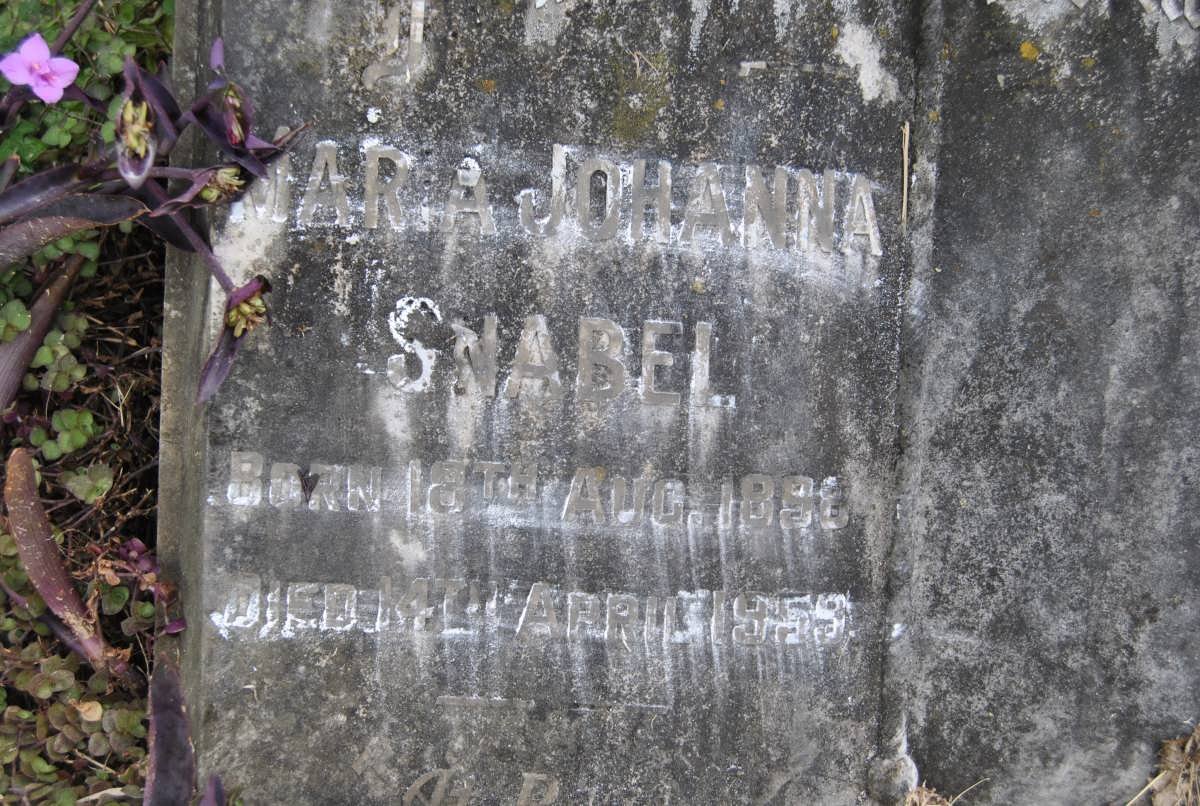SNABEL Maria Johanna 1898-1959