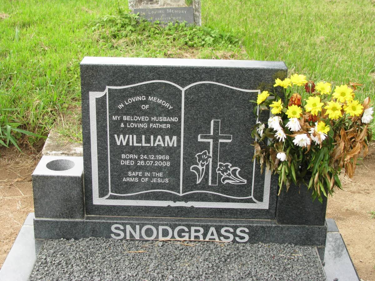 SNODGRASS William 1968-2008 
