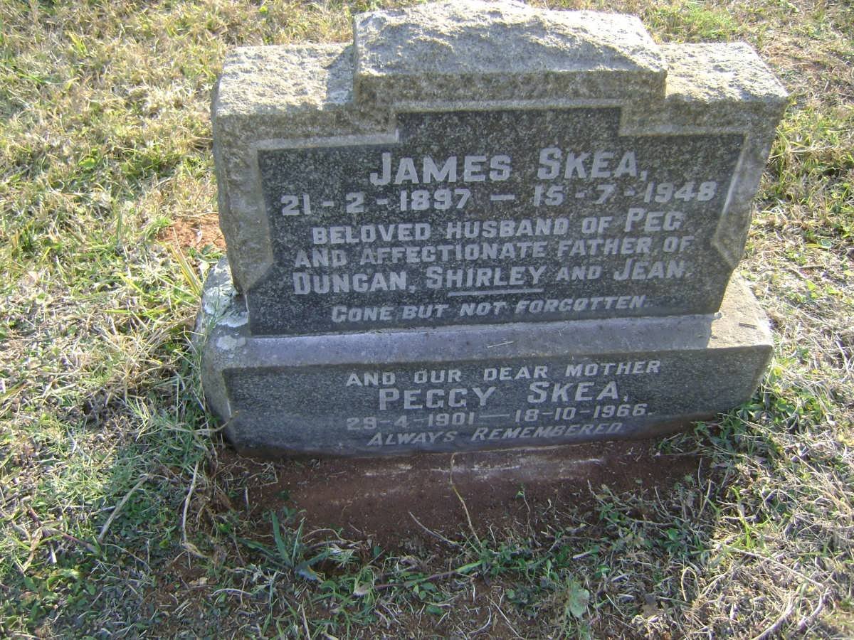 SKEA James 1897-1948 &amp; Peggy 1901-1966
