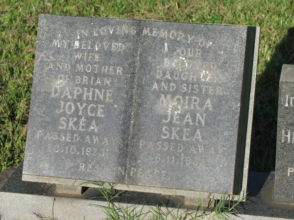 SKEA Herbert McMaster -1980 :: SKEA Daphne Joyce -1973 :: SKEA Moria Jean -1955