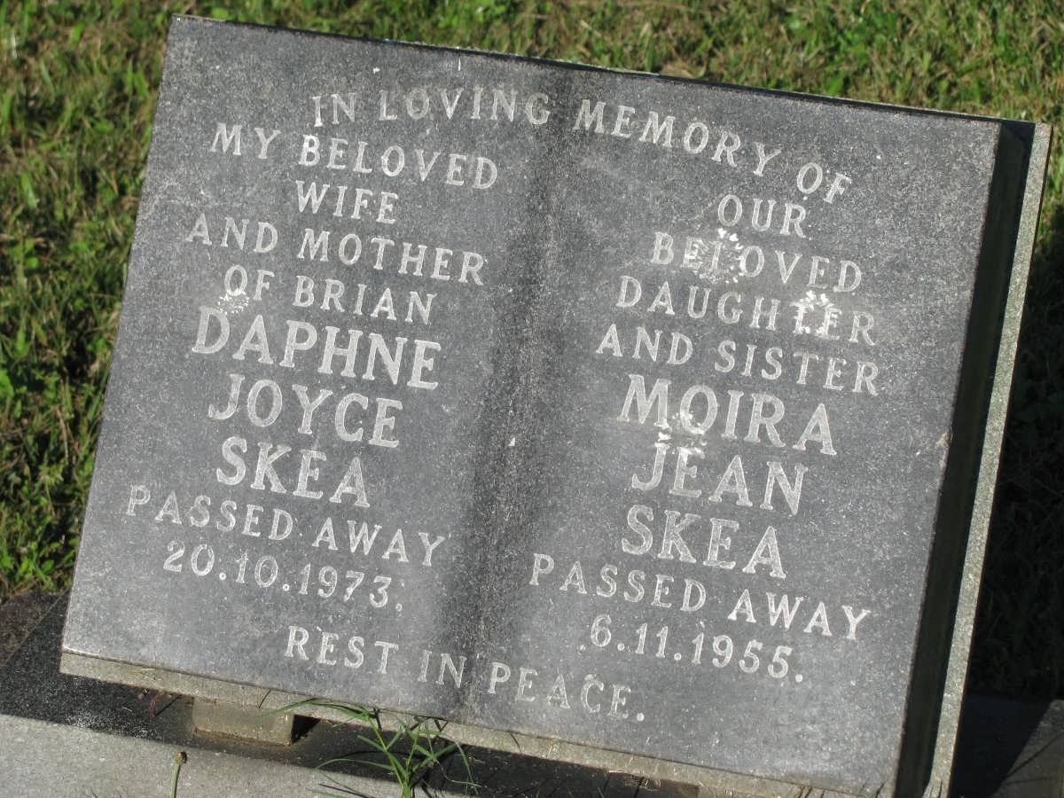 SKEA Herbert McMaster -1980 :: SKEA Daphne Joyce -1973 :: SKEA Moria Jean -1955