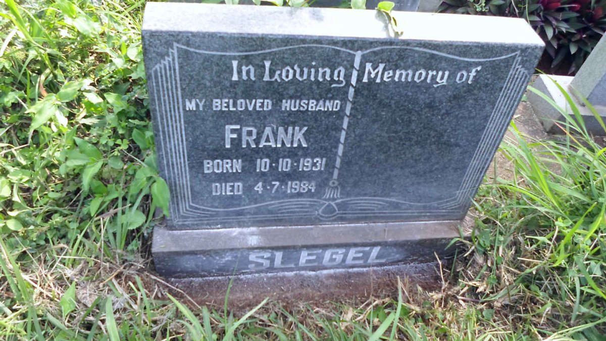 SLEGEL Frank 1931-1984