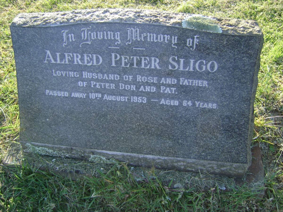 SLIGO Alfred Peter -1953