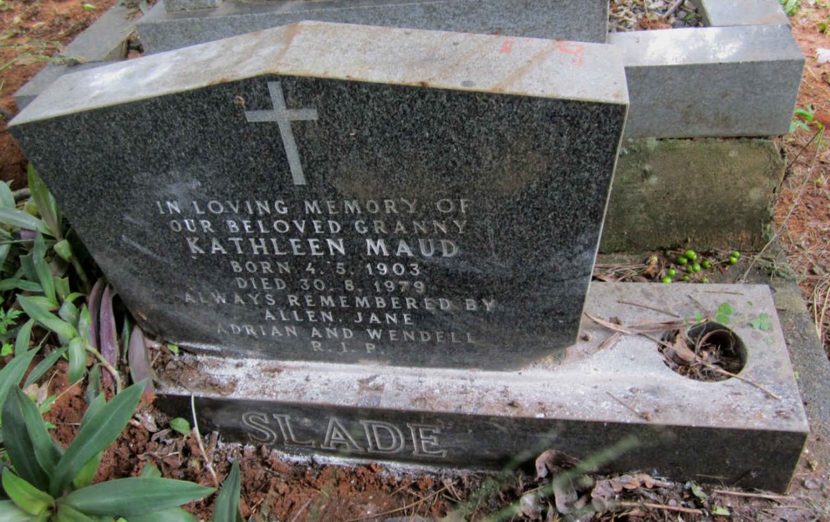 SLADE Kathleen Maud 1903-1979
