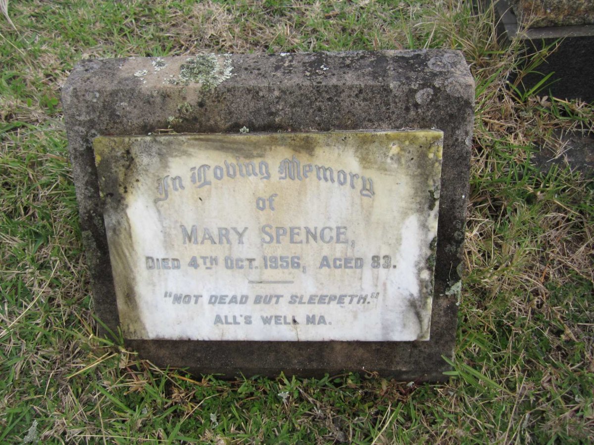 SPENCE Mary -1956