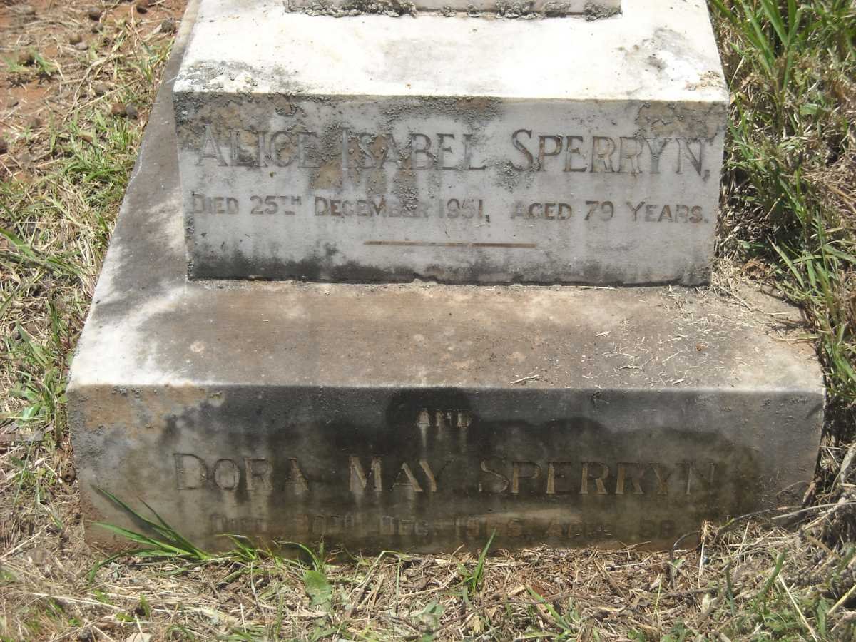 SPERRYN James Neville -1922 &amp; Eliza Newson -1940 :: SPERRYN Clarence Percy -1963 :: SPERRYN Kathleen Francis -2002