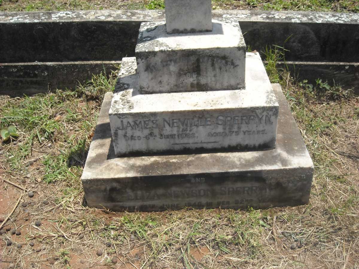 SPERRYN James Neville -1922 &amp; Eliza Newson -1940 :: SPERRYN Clarence Percy -1963 :: SPERRYN Kathleen Francis -2002