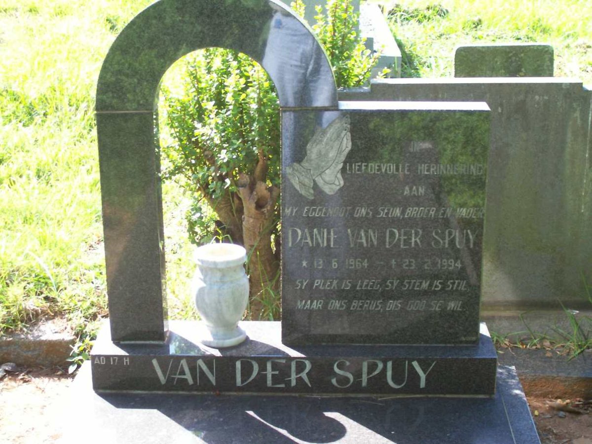 SPUY Danie, van der 1964-1994