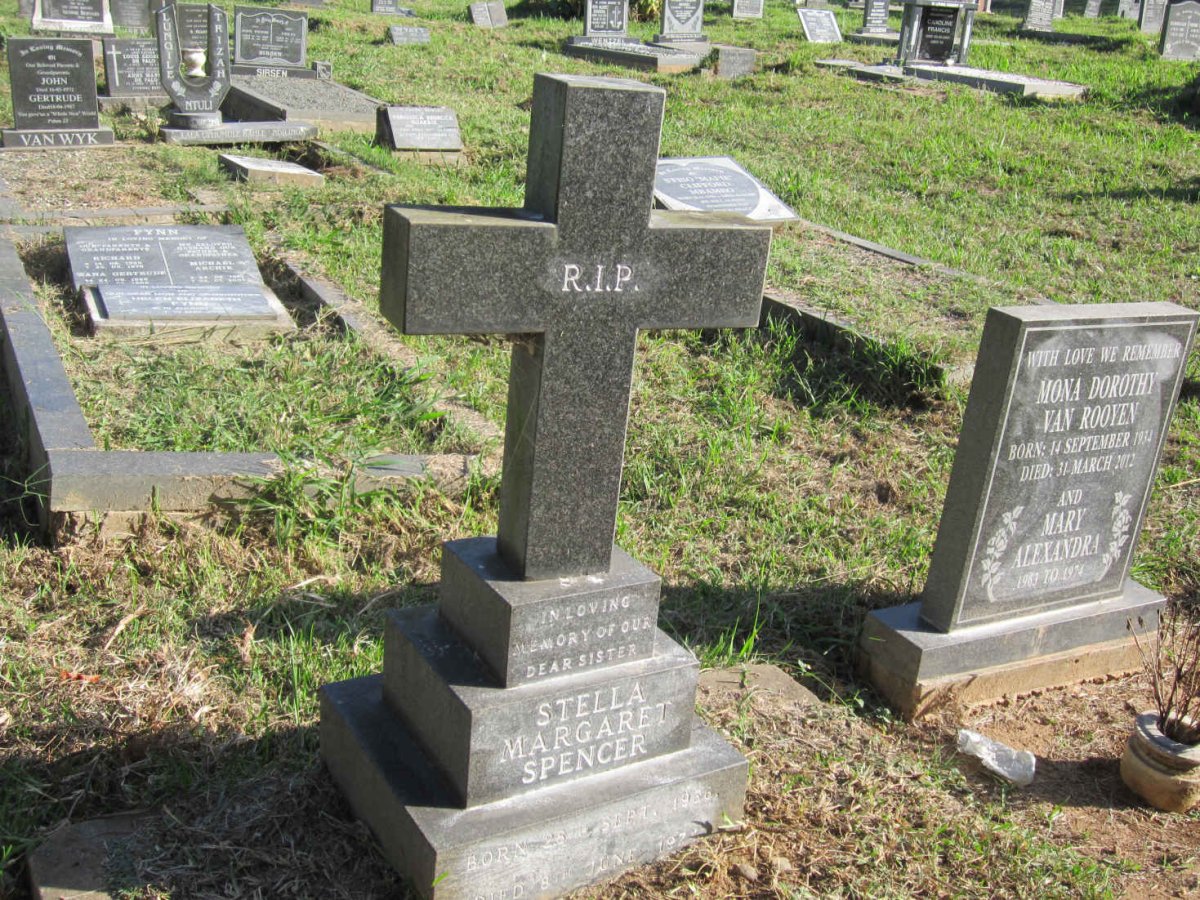 SPENCER Stella Margaret 1936-1974